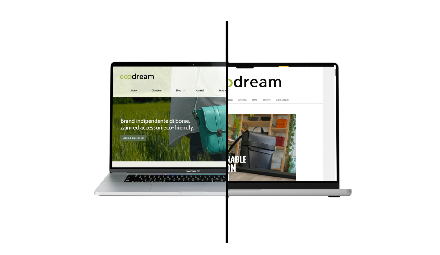 Analisi del sito originale Ecodream